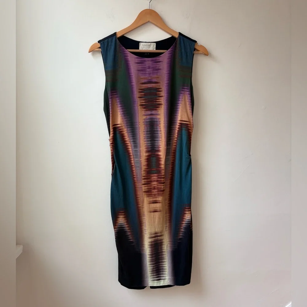 Nicole Miller Multicolor Sleeveless Dress - Picture 4 of 11